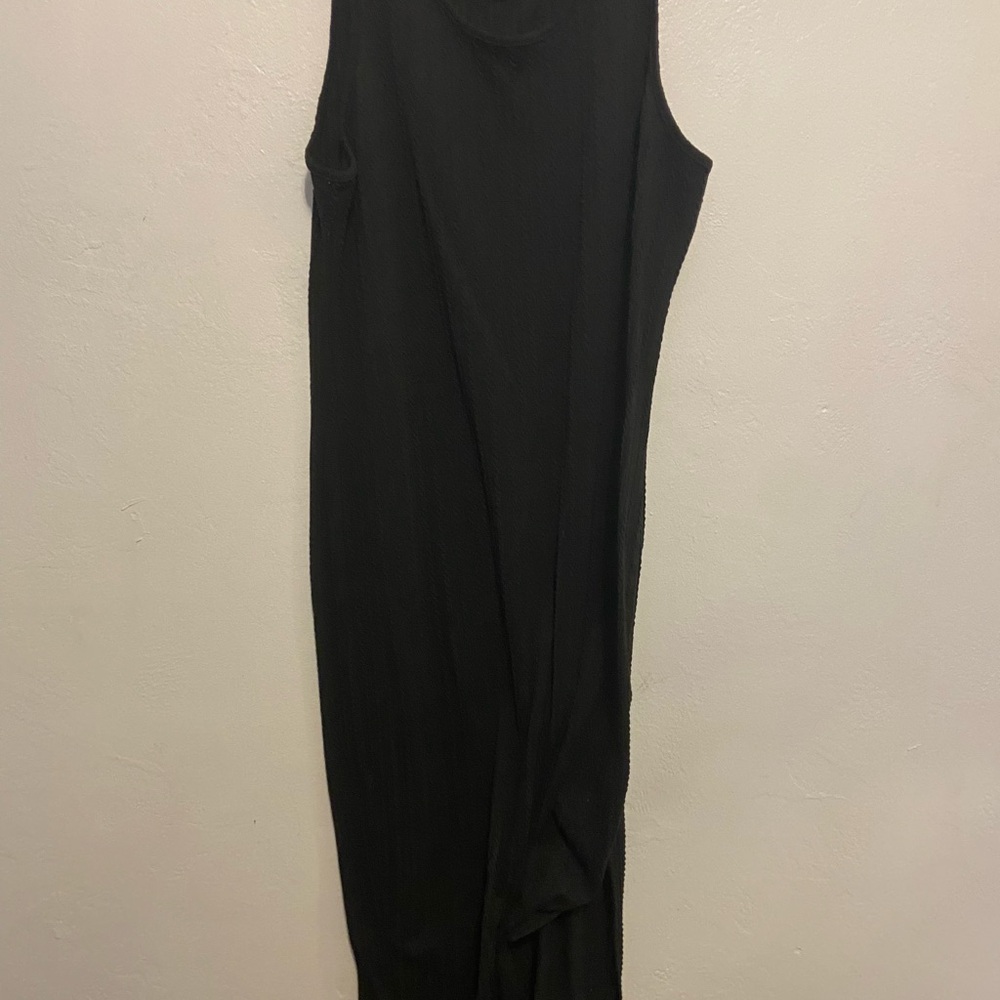 SHEIN: Maternity Black Sleeveless Dress size 2XL with side leg slit